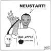 Cartoon: Neustart (small) by BAES tagged barack,obama,neustart,hoffnung,weißes,haus,amerika,präsident