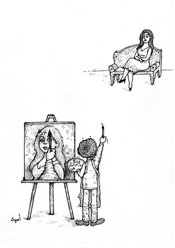 Cartoon: Painter (medium) by ombaddi tagged painting