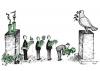 Cartoon: END OF WAR (small) by ombaddi tagged no
