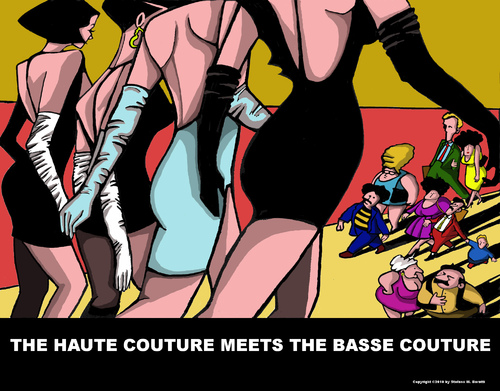 Cartoon: Haute Couture (medium) by perugino tagged 