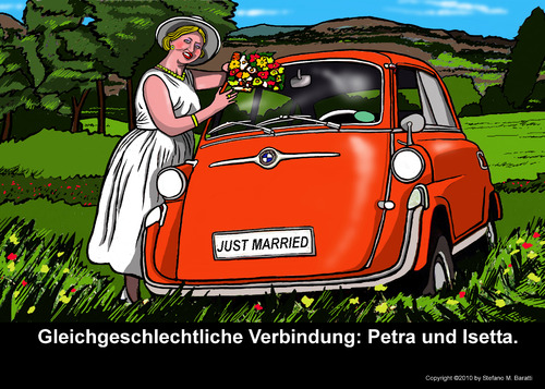 Cartoon: Zivilanerkennung (medium) by perugino tagged same,marriage,gleichgeschlecht,verbindung,sex,gleichgeschlechtliche,ehe,heiraten,heirat,liebe,frauen,homosexualität,homosexuell