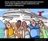 Cartoon: West Caribbean Cruise (small) by perugino tagged cruises,travel,caribbean