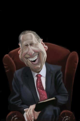 Cartoon: Thomas S Monson (medium) by doodleart tagged president,mormon,lds,prophet