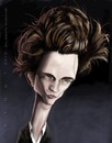 Cartoon: Robert Pattinson (small) by doodleart tagged twilight,actor,celebrity,caricature