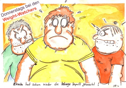 Cartoon: Erwin (medium) by Ottos tagged weightwachers