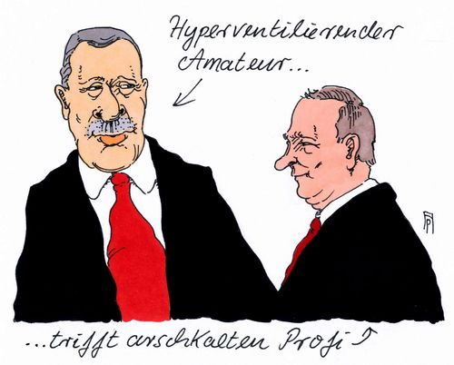 Cartoon: autokraten (medium) by Andreas Prüstel tagged erdogan,putin,treffen,türkei,russland,autokraten,amateut,profi,arschkalt,hyperventilation,cartoon,karikatur,andreas,pruestel,erdogan,putin,treffen,türkei,russland,autokraten,amateut,profi,arschkalt,hyperventilation,cartoon,karikatur,andreas,pruestel