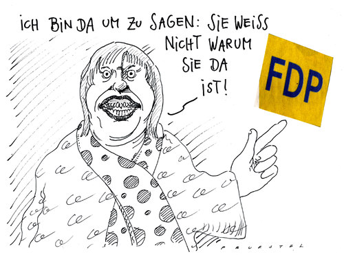 Cartoon: claudia da (medium) by Andreas Prüstel tagged claudiaroth,grüne,fdp,claudia roth,grüne,fdp,claudia,roth