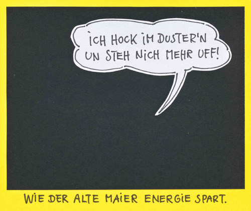 Cartoon: energiemaier (medium) by Andreas Prüstel tagged energiewende,altmaier,energiesparen,umweltminister,cdu