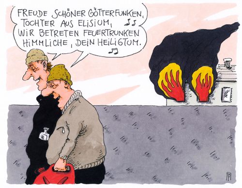 Cartoon: glühende europäer (medium) by Andreas Prüstel tagged flüchtlinge,flüchtlingsunterkünfte,brandanschläge,fremdenhass,rechtsradikale,pegida,afd,neonazis,besorgte,bürger,ode,an,die,freude,friedrich,schiller,beethoven,europahymne,eu,europa,cartoon,karikatur,andreas,pruestel,flüchtlinge,flüchtlingsunterkünfte,brandanschläge,fremdenhass,rechtsradikale,pegida,afd,neonazis,besorgte,bürger,ode,an,die,freude,friedrich,schiller,beethoven,europahymne,eu,europa,cartoon,karikatur,andreas,pruestel