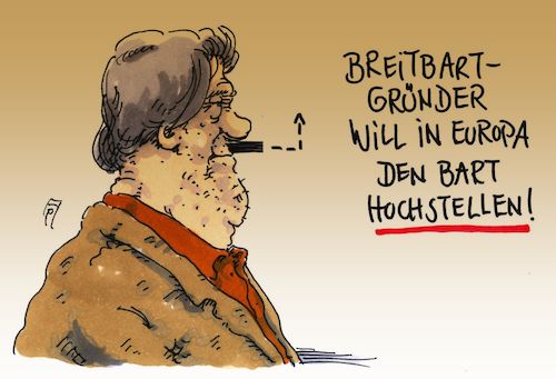 Cartoon: hochstellen (medium) by Andreas Prüstel tagged steve,bannon,breitbart,europa,rechtspopulisten,cartoon,karikatur,andreas,pruestel,steve,bannon,breitbart,europa,rechtspopulisten,cartoon,karikatur,andreas,pruestel