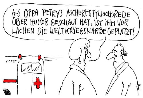 Cartoon: humorig (medium) by Andreas Prüstel tagged politischer,aschermittwoch,frauke,petry,afd,rede,humor,opa,weltkriegsnarbe,cartoon,karikatur,andreas,pruestel,politischer,aschermittwoch,frauke,petry,afd,rede,humor,opa,weltkriegsnarbe,cartoon,karikatur,andreas,pruestel