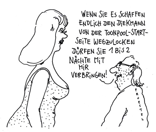 Cartoon: kleiner versuch (medium) by Andreas Prüstel tagged überdruss,bildzeitung,diekmann,startseite,toonpool