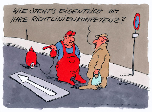 Cartoon: kompetenz (medium) by Andreas Prüstel tagged sasylstreit,cdu,csu,seehofer,kanzlerin,merkel,richtlinienkompetenz,cartoon,karikatur,andreas,pruestel,sasylstreit,cdu,csu,seehofer,kanzlerin,merkel,richtlinienkompetenz,cartoon,karikatur,andreas,pruestel