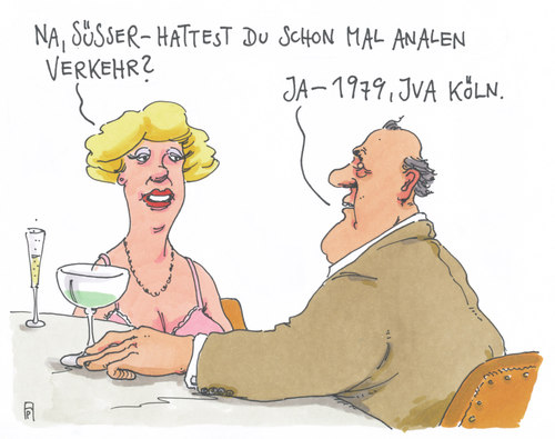 Cartoon: kundengespräch (medium) by Andreas Prüstel tagged bordell,poff,prostitutierte,freier,kunde,analverkehr,jva,köln,knast,bordell,poff,prostitutierte,freier,kunde,analverkehr,jva,köln,knast