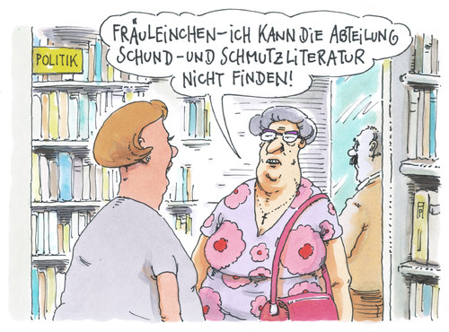 Cartoon: literarische vielfalt (medium) by Andreas Prüstel tagged buch,bücher,buchhandlung,literatur,rubriken,schund,und,schmutzliteratur,cartoon,karikatur,andreas,pruestel,buch,bücher,buchhandlung,literatur,rubriken,schund,und,schmutzliteratur,cartoon,karikatur,andreas,pruestel