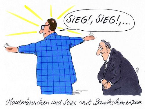 Cartoon: mautmännchen (medium) by Andreas Prüstel tagged pkw,maut,dobrindt,csu,verkehrsminister,eu,europa,deutschland,groko,spd,cartoon,karikatur,andreas,pruestel,pkw,maut,dobrindt,csu,verkehrsminister,eu,europa,deutschland,groko,spd,cartoon,karikatur,andreas,pruestel