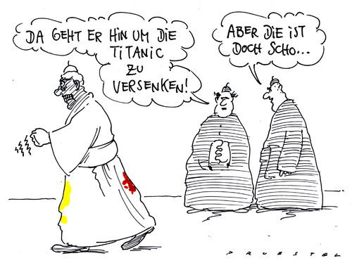 nervöser papst