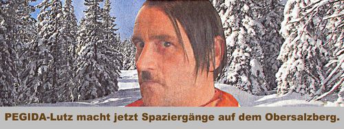 Cartoon: PEGIDA-Lutz (medium) by Andreas Prüstel tagged pegida,litz,bachmann,rücktritt,adolf,hitler,obersalzberg,spazziergang,cartoon,karikatur,collage,andreas,pruestel,pegida,litz,bachmann,rücktritt,adolf,hitler,obersalzberg,spazziergang,cartoon,karikatur,collage,andreas,pruestel