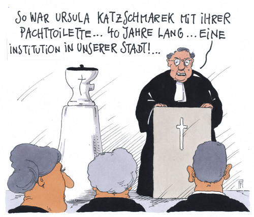 Cartoon: urnenbeisetzung (medium) by Andreas Prüstel tagged andreas,karikatur,cartoon,klofrau,klo,pachttoilette,toilette,trauergemeinde,pastor,urnenbeisetzung,urne,trauerrede,trauerfeier,ableben,tod,pruestel,tod,ableben,trauerfeier,trauerrede,urne,urnenbeisetzung,pastor,trauergemeinde,toilette,pachttoilette,klo,klofrau,cartoon,karikatur,andreas,pruestel