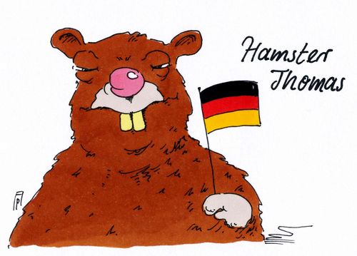 Cartoon: zivilschutzkonzept (medium) by Andreas Prüstel tagged innenminister,thomas,de,maiziere,bundesregierung,zivilschutz,zivilschutzkonzept,bevorratung,hamster,cartoon,katikatur,andreas,pruestel,innenminister,thomas,de,maiziere,bundesregierung,zivilschutz,zivilschutzkonzept,bevorratung,hamster,cartoon,katikatur,andreas,pruestel