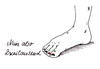 Cartoon: 2014 (small) by Andreas Prüstel tagged jahreswechsel,silvester,zweitausendvierzehn,zehen,parteifarben,cartoon,karikatur,andreas,pruestel