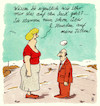 Cartoon: 2 stunden (small) by Andreas Prüstel tagged frau,mann,brüste,betrachtung,cartoon,karikatur,andreas,pruestel