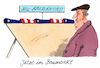 Cartoon: amerika first (small) by Andreas Prüstel tagged usa trump protektionismus dachfirst baumarkt cartoon karikatur andreas pruestel