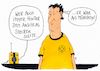 Cartoon: anschlag spezial (small) by Andreas Prüstel tagged borussia,dortmund,anschlag,fan,rivalität,fc,bayern,münchen,cartoon,karikatur,andreas,pruestel
