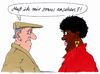 Cartoon: ansehen (small) by Andreas Prüstel tagged rassismus,cartoon,karikatur,andreas,pruestel