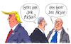 Cartoon: arschgang (small) by Andreas Prüstel tagged usa trump russlandaffäre fbi comey flynn anhörung amtsenthebung cartoon karikatur andreas pruestel
