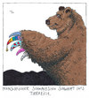 Cartoon: auf die kralle (small) by Andreas Prüstel tagged fingernagelgestaltung mode bär bärenkralle
