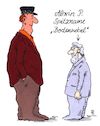 Cartoon: bodennebel (small) by Andreas Prüstel tagged spitzname,kleinheit,bodennebel,cartoon,karikatur,andreas,pruestel