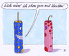 Cartoon: böller (small) by Andreas Prüstel tagged silvester,böller,jahreswechsel,knaller,sivesterknaller,feuerwerk,cartoon,karikatur,andreas,pruestel