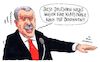 Cartoon: böse deutsche (small) by Andreas Prüstel tagged türkische,regierung,erdogan,verbale,ausfälle,nazivergleiche,verhaftungen,klapsmühel,cartoon,karikatur,andreas,pruestel