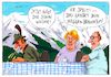 Cartoon: brauchtum (small) by Andreas Prüstel tagged bayern,brauchtum,urlaub,alpen,kotzen,speien,cartoon,karikatur,andreas,pruestel