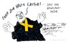 Cartoon: castor (small) by Andreas Prüstel tagged castortransport,gorleben,wendland,pastor,protest,protestzeichen,atommüll,zwischenlager