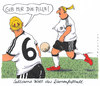 Cartoon: damenfußball (small) by Andreas Prüstel tagged fußball,frauenfußball,weltmeisterschaft,nationalmannschaft,ball,pille,abspiel,pass