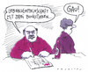 Cartoon: drei buchstaben (small) by Andreas Prüstel tagged ehe kreuzworträtsel gau