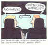 Cartoon: drinnen und draußen (small) by Andreas Prüstel tagged psychiatrie,geschlosseneanstalt,gurtpflicht,ehe,auto,justierung