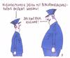 Cartoon: entzug (small) by Andreas Prüstel tagged führerscheinentzug,kleinkriminelle,bibliotheksausweis,polizei,cartoon,karikatur,andreas,pruestel
