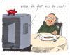 Cartoon: erkenntiss (small) by Andreas Prüstel tagged tvwerbung,ernährung