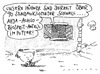 Cartoon: futtermittel (small) by Andreas Prüstel tagged futtermittelskandal,dioxin,biosprit,hühner,bauernhof
