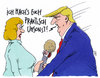 Cartoon: gratis-donald (small) by Andreas Prüstel tagged usa präsident trump präsidentengehalt sexismus cartoon karikatur andreas pruestel