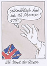 Cartoon: händisch (small) by Andreas Prüstel tagged queen,thronjubiläum,großbritannien,london,hände