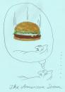 Cartoon: hamburger traum (small) by Andreas Prüstel tagged fastfood traum
