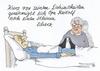 Cartoon: letzter scherz (small) by Andreas Prüstel tagged scherz,humor,sterben,tod,opa,urinente,cartoon,karikatur,andreas,pruestel