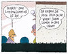 Cartoon: lumpen (small) by Andreas Prüstel tagged lumpen,lumpensammler,ehe,ehemann,tod,urne,cartoon,karikatur,andreas,pruestel