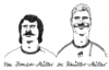 Cartoon: Müllers (small) by Andreas Prüstel tagged fußballweltmeisterschaft,gerdmüller,thomasmüller