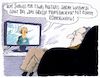 Cartoon: positives (small) by Andreas Prüstel tagged tv,nachrichten,positives,pseudopromis,sarah,lombardi,rührkuchen,kartoon,karikatur,andreas,pruestel