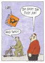 Cartoon: Post (small) by Andreas Prüstel tagged post